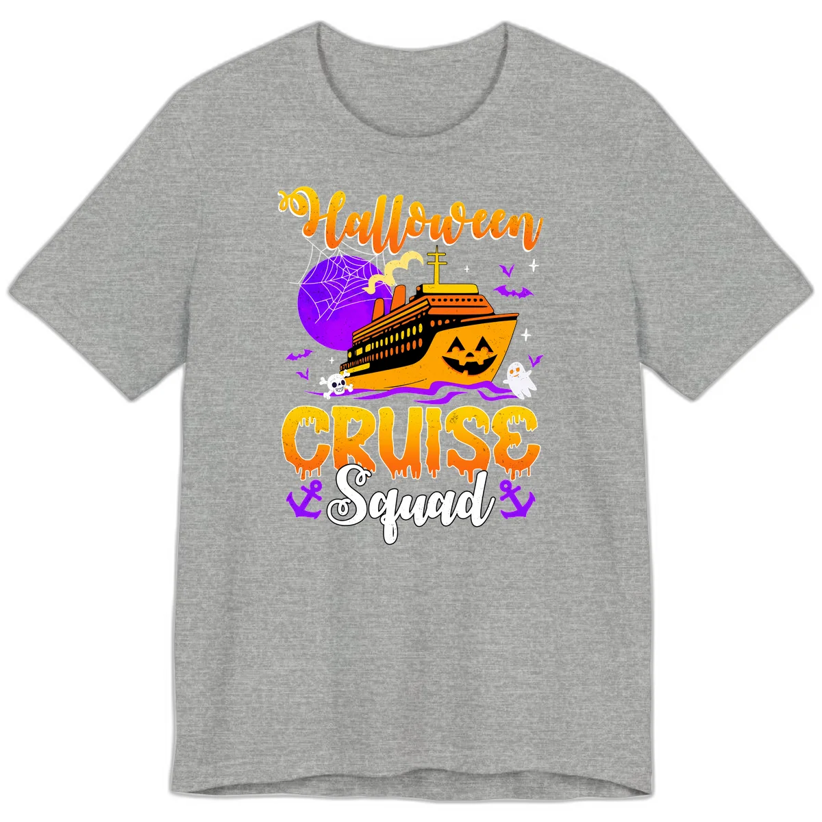 Halloween Cruise Squad Premium T-Shirt in Athletic Heather