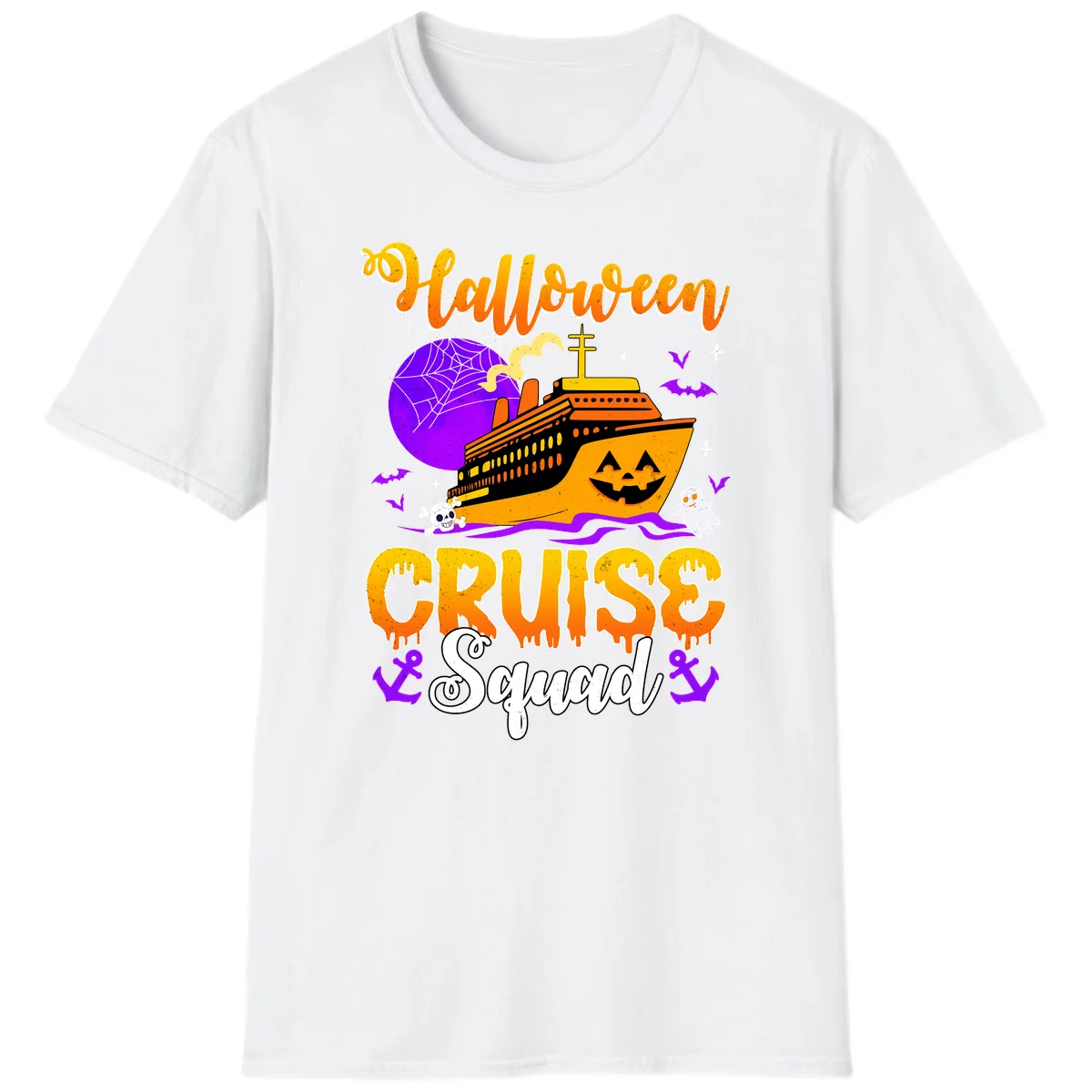 Halloween Cruise Squad T-Shirt in White