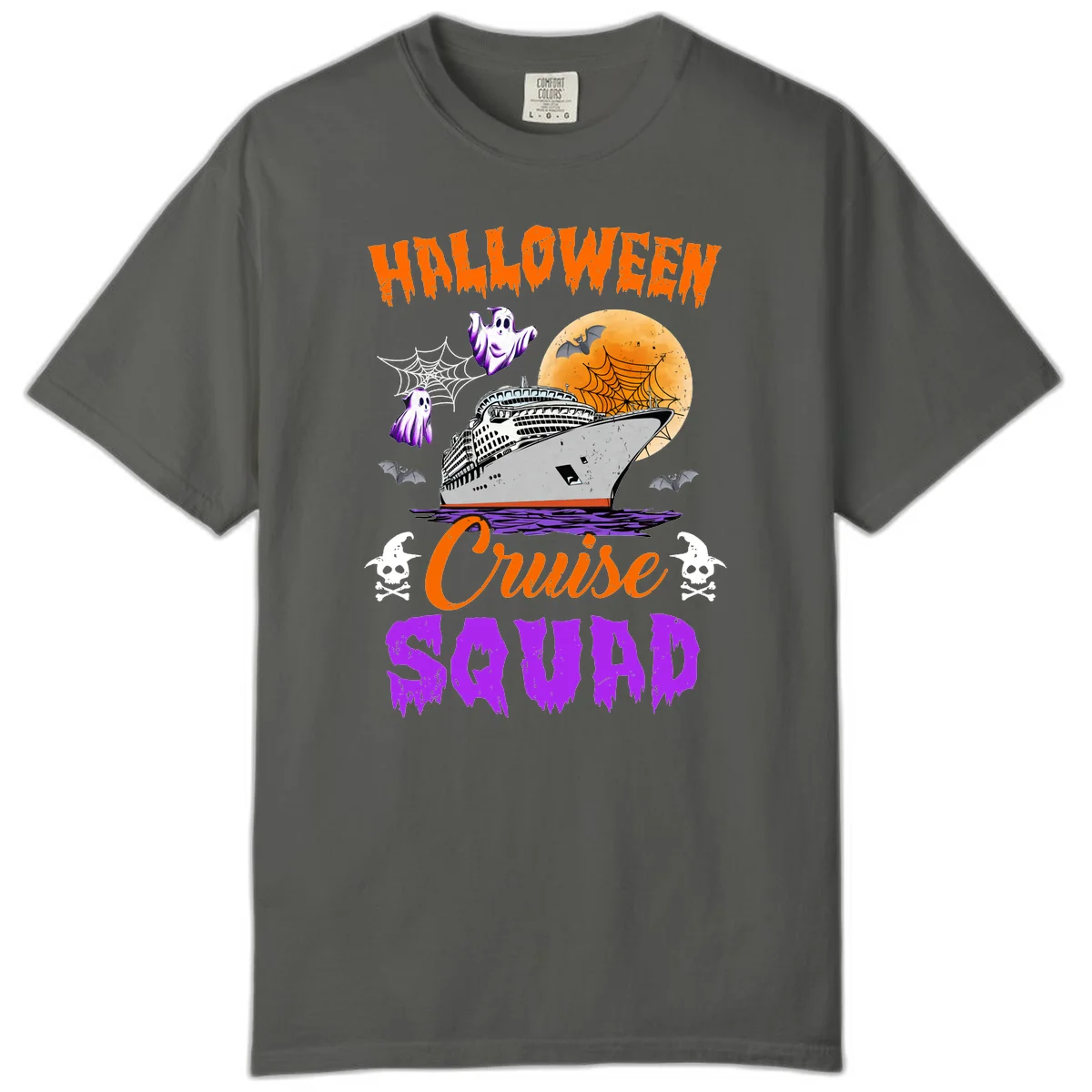 Halloween Cruise Squad Comfort Color in Pepper
