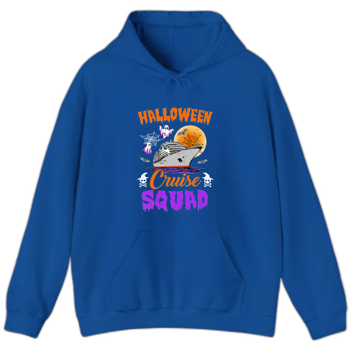 Halloween Cruise Squad Hoodie in Royal