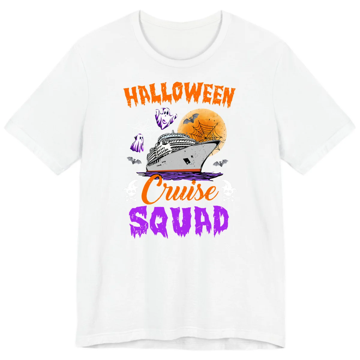 Halloween Cruise Squad Premium T-Shirt in White