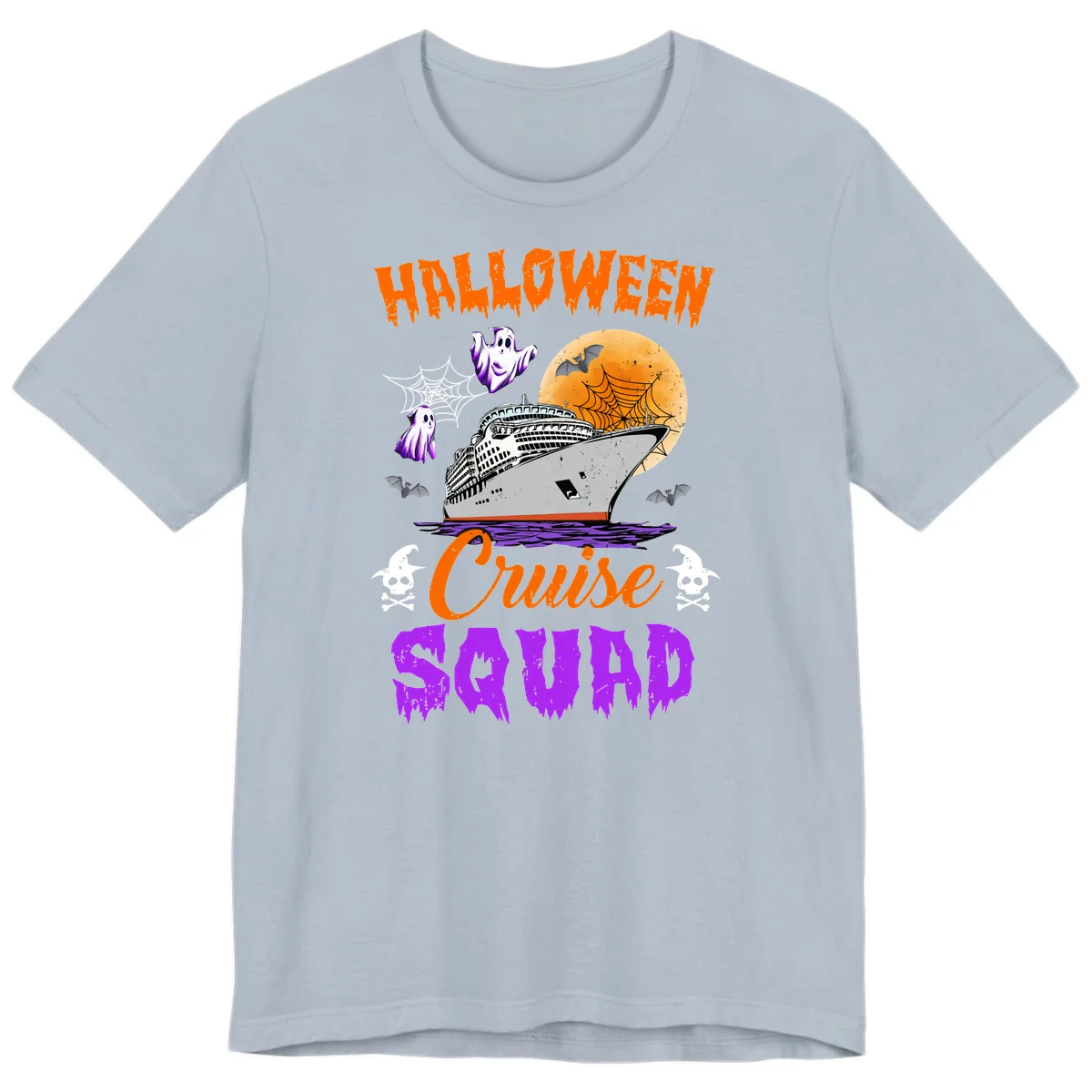 Halloween Cruise Squad Premium T-Shirt in Light Blue