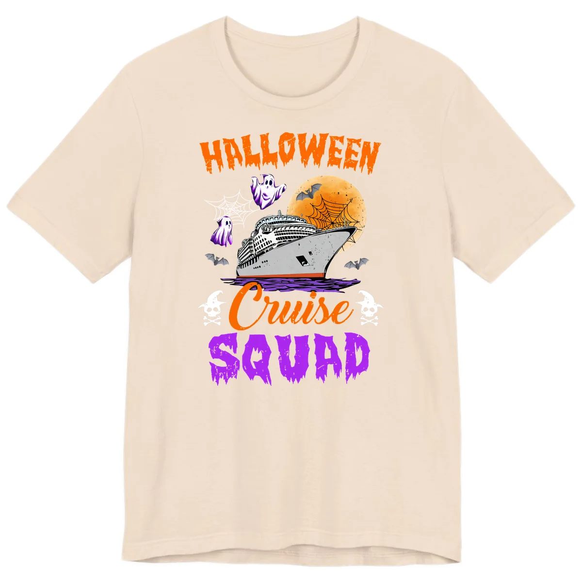 Halloween Cruise Squad Premium T-Shirt in Soft Cream