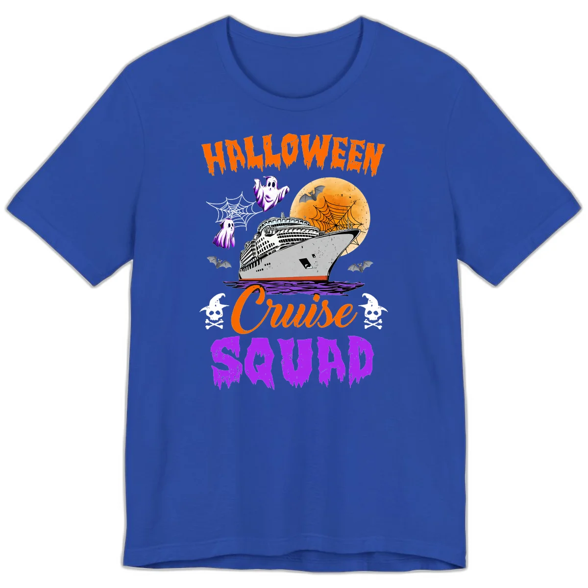 Halloween Cruise Squad Premium T-Shirt in True Royal