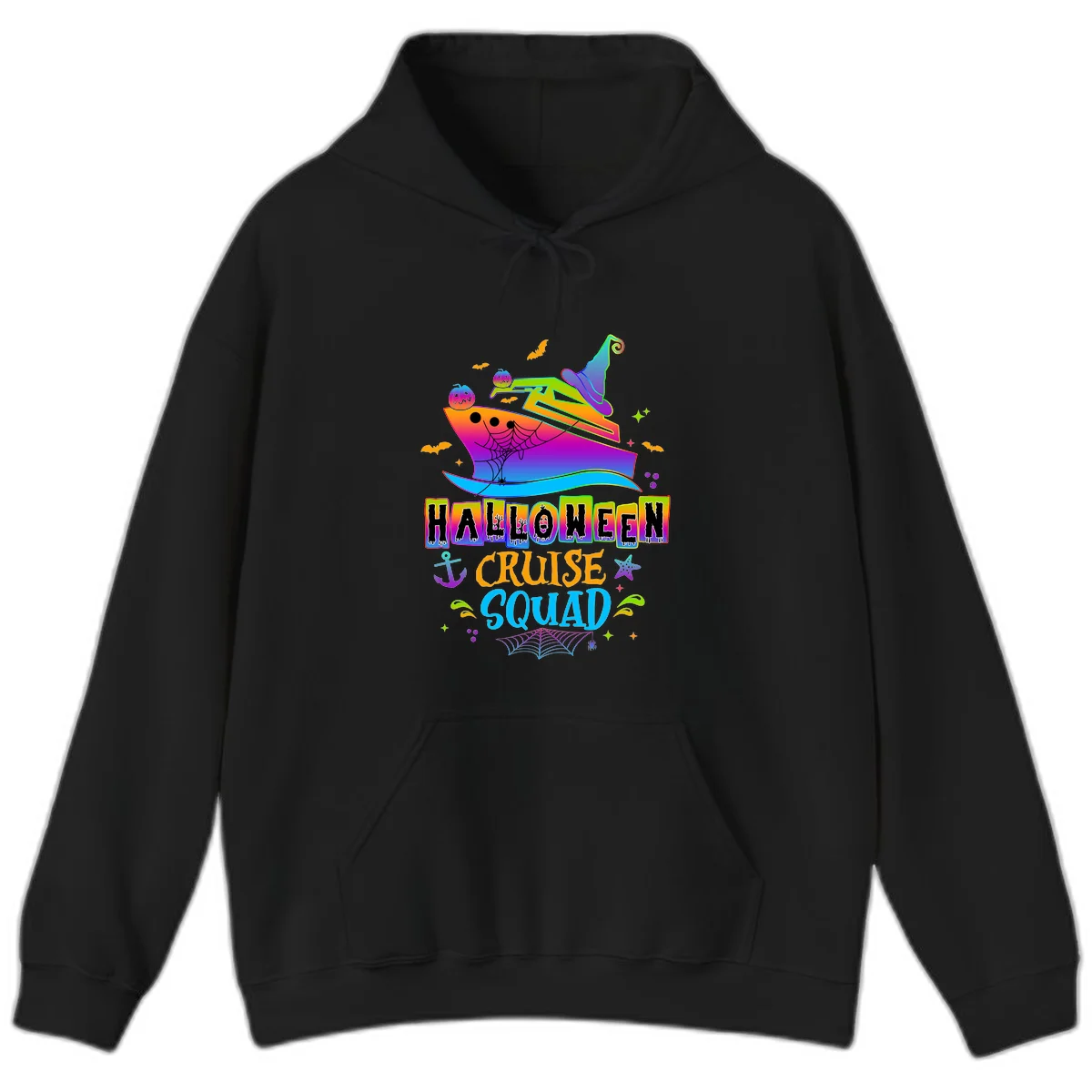Halloween Cruise Squad Hoodie in Black