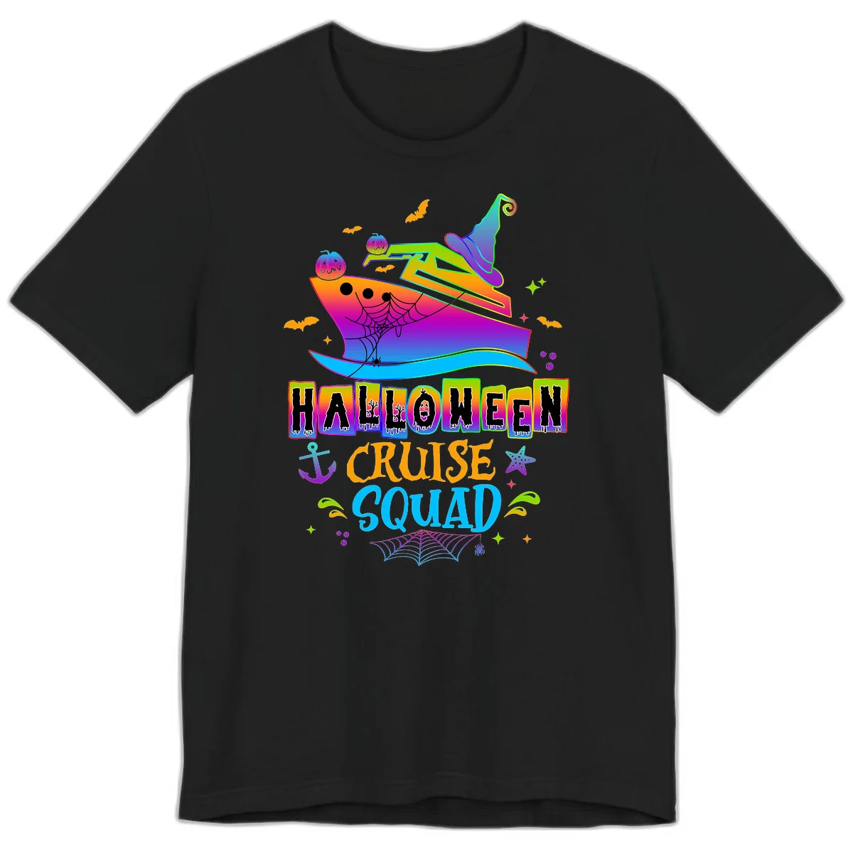 Halloween Cruise Squad Premium T-Shirt in Black
