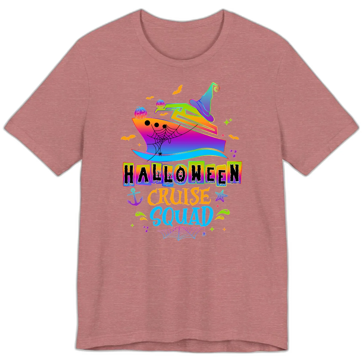 Halloween Cruise Squad Premium T-Shirt in Heather Mauve