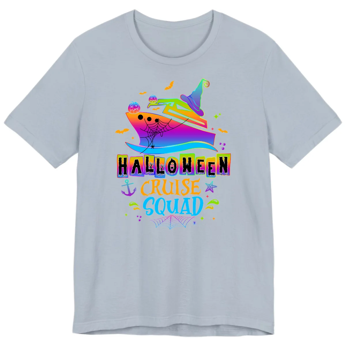Halloween Cruise Squad Premium T-Shirt in Light Blue