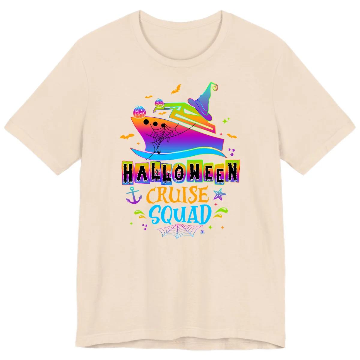 Halloween Cruise Squad Premium T-Shirt in Soft Cream