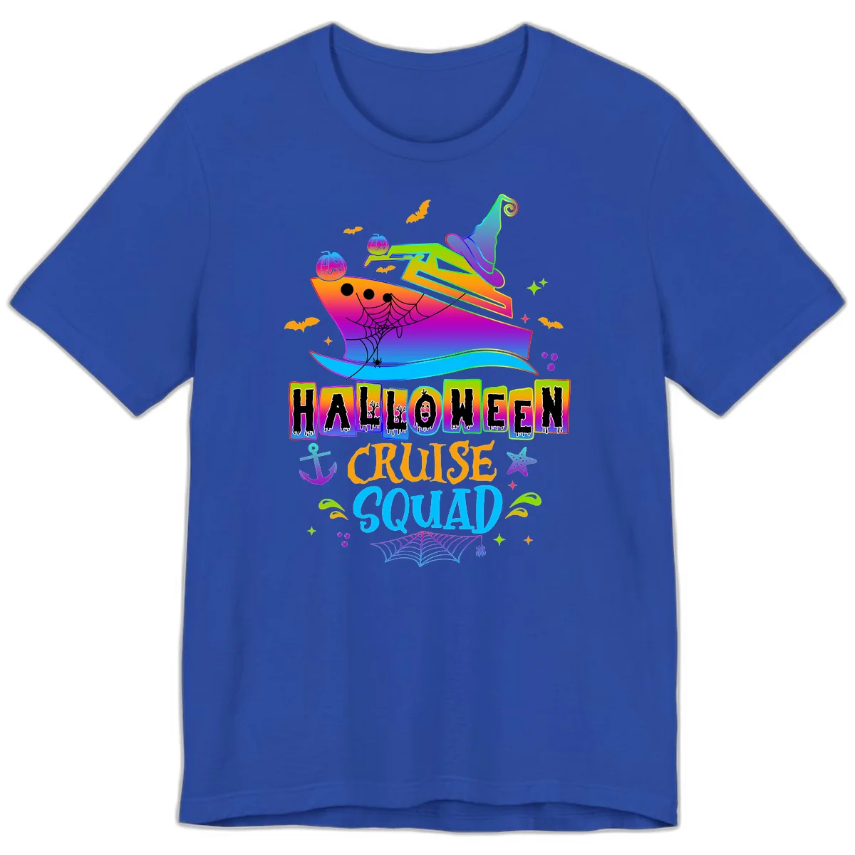 Halloween Cruise Squad Premium T-Shirt in True Royal
