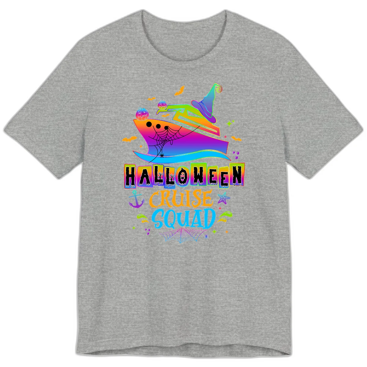 Halloween Cruise Squad Premium T-Shirt in Athletic Heather