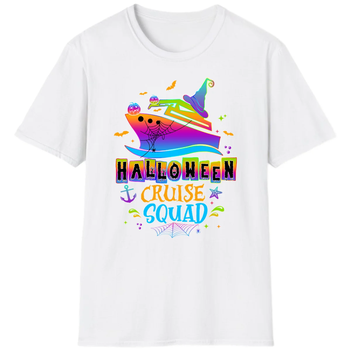 Halloween Cruise Squad T-Shirt in White