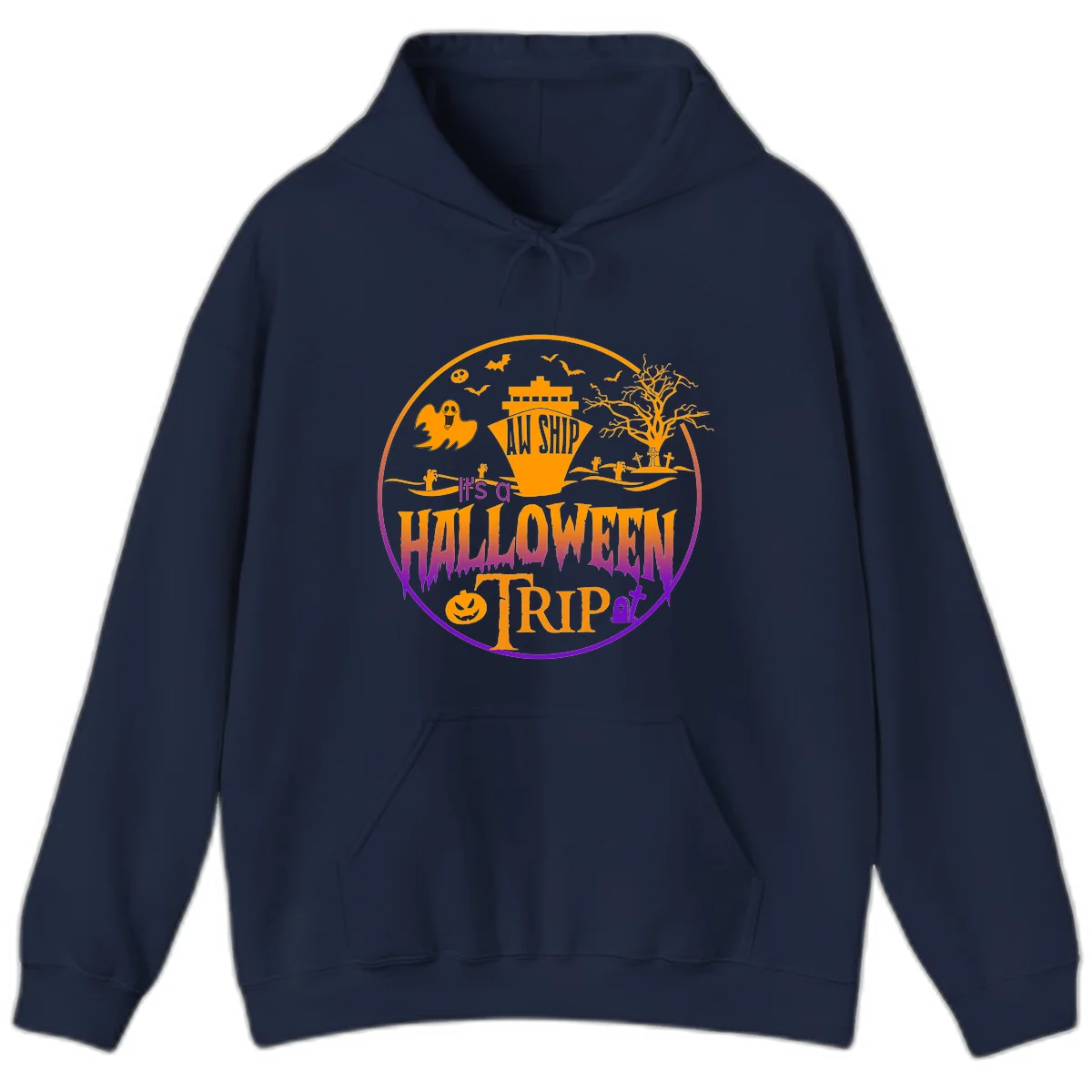 It's A Halloween Trip Hoodie in Navy