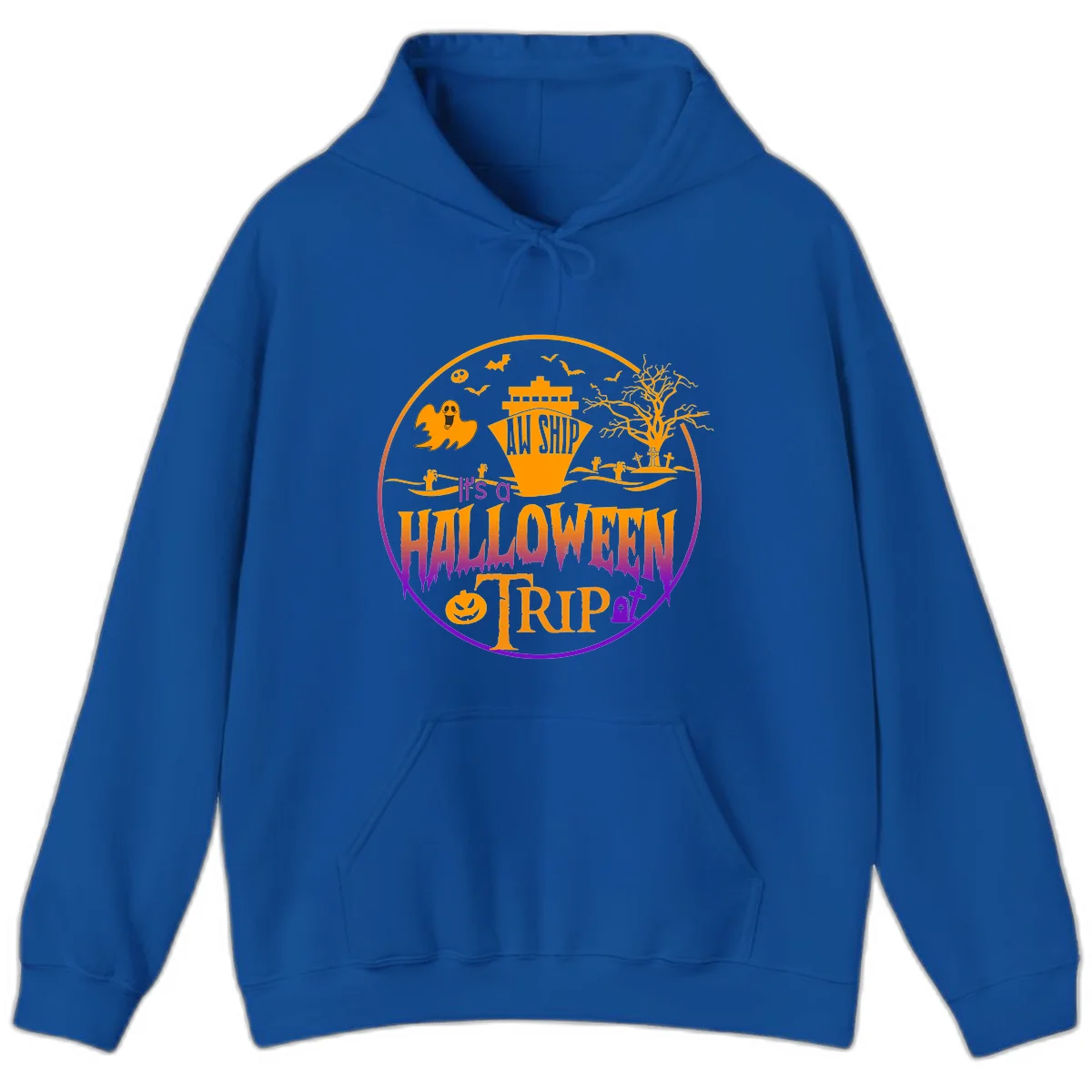 It's A Halloween Trip Hoodie in Royal