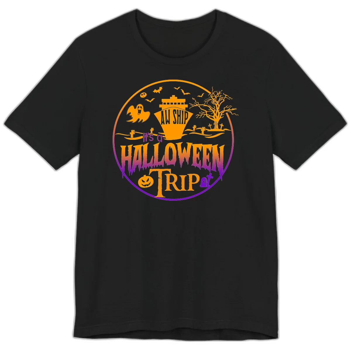 It's A Halloween Trip Premium T-Shirt in Black