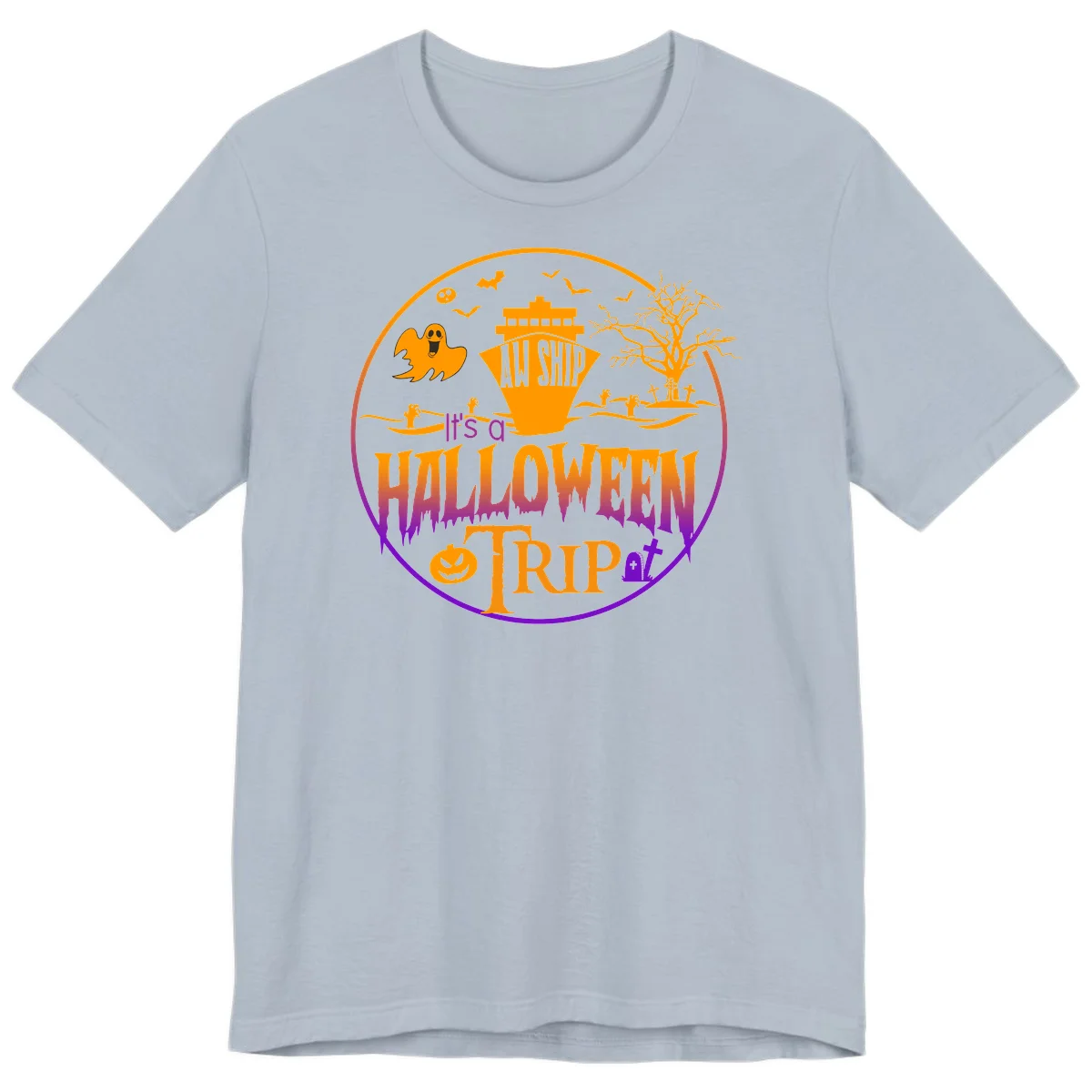 It's A Halloween Trip Premium T-Shirt in Light Blue