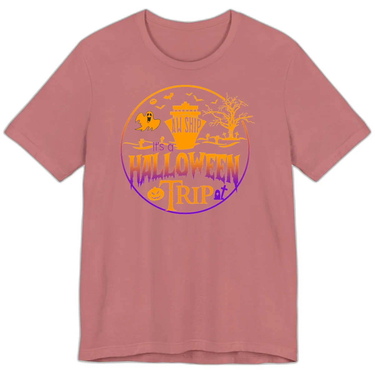 It's A Halloween Trip Premium T-Shirt in Mauve