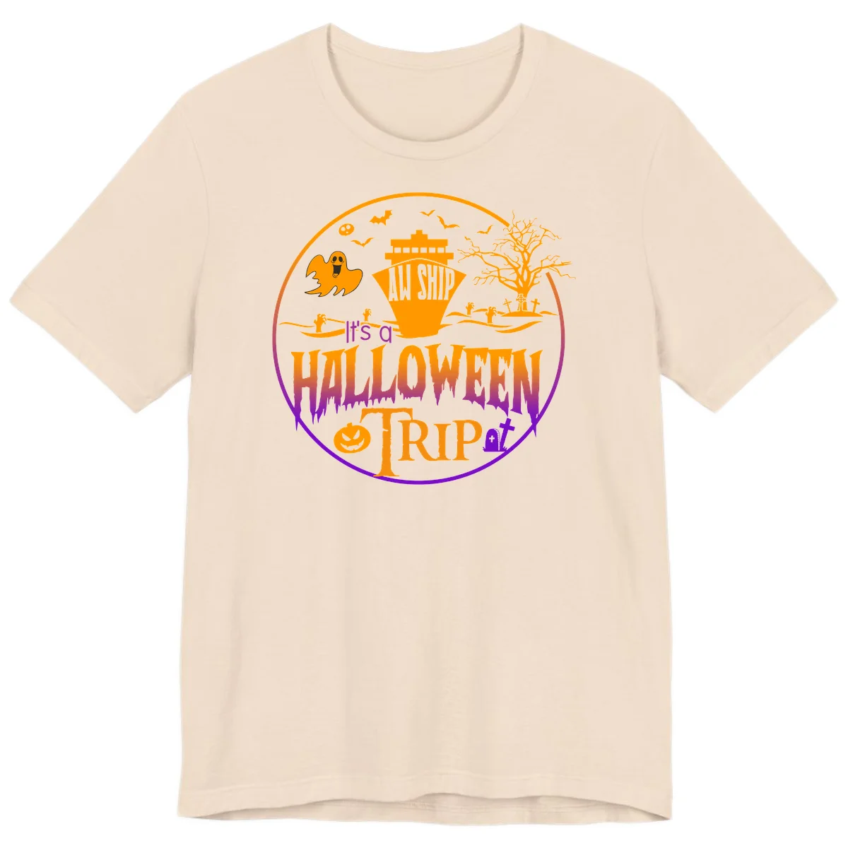 It's A Halloween Trip Premium T-Shirt in Soft Cream