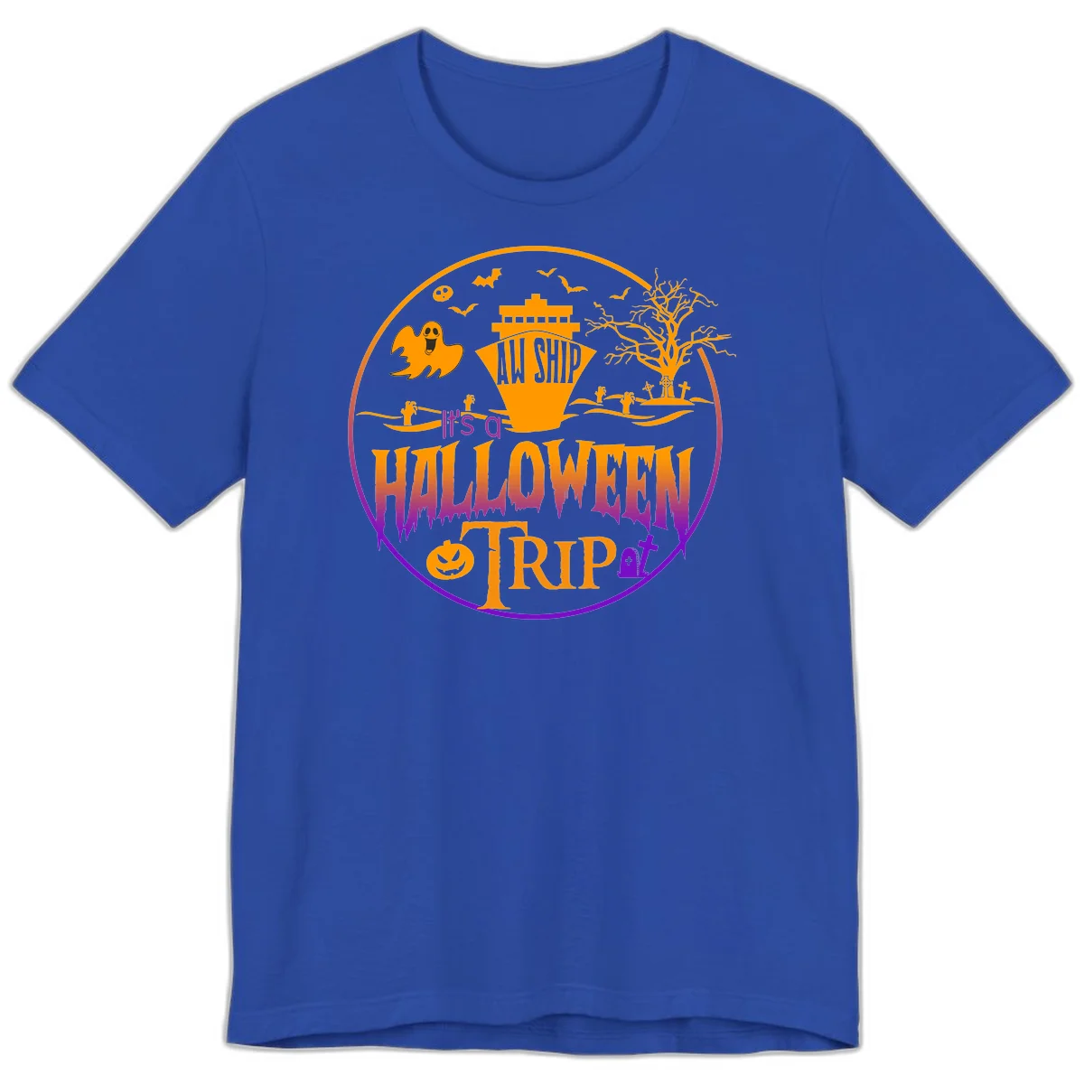 It's A Halloween Trip Premium T-Shirt in True Royal