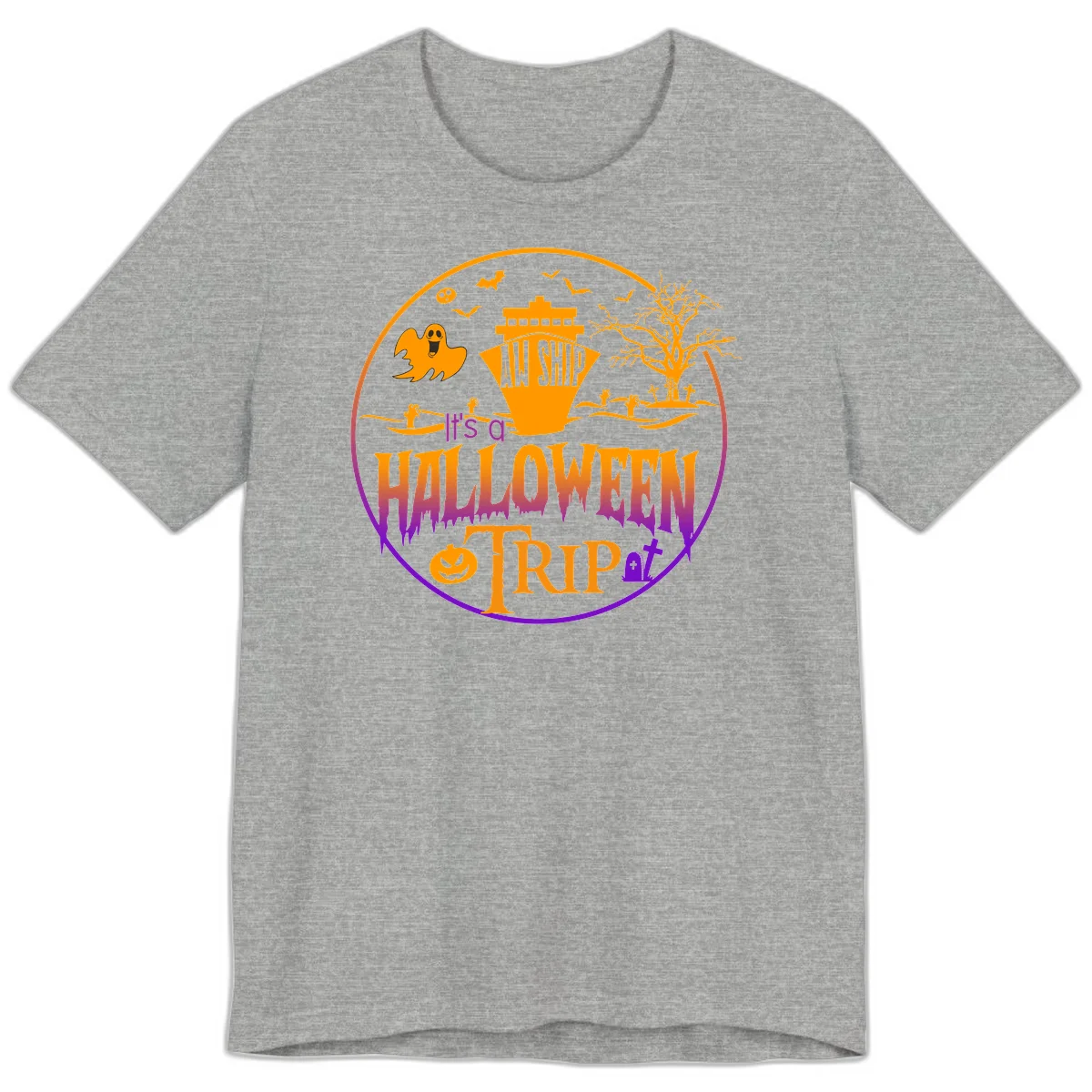 It's A Halloween Trip Premium T-Shirt in Athletic Heather