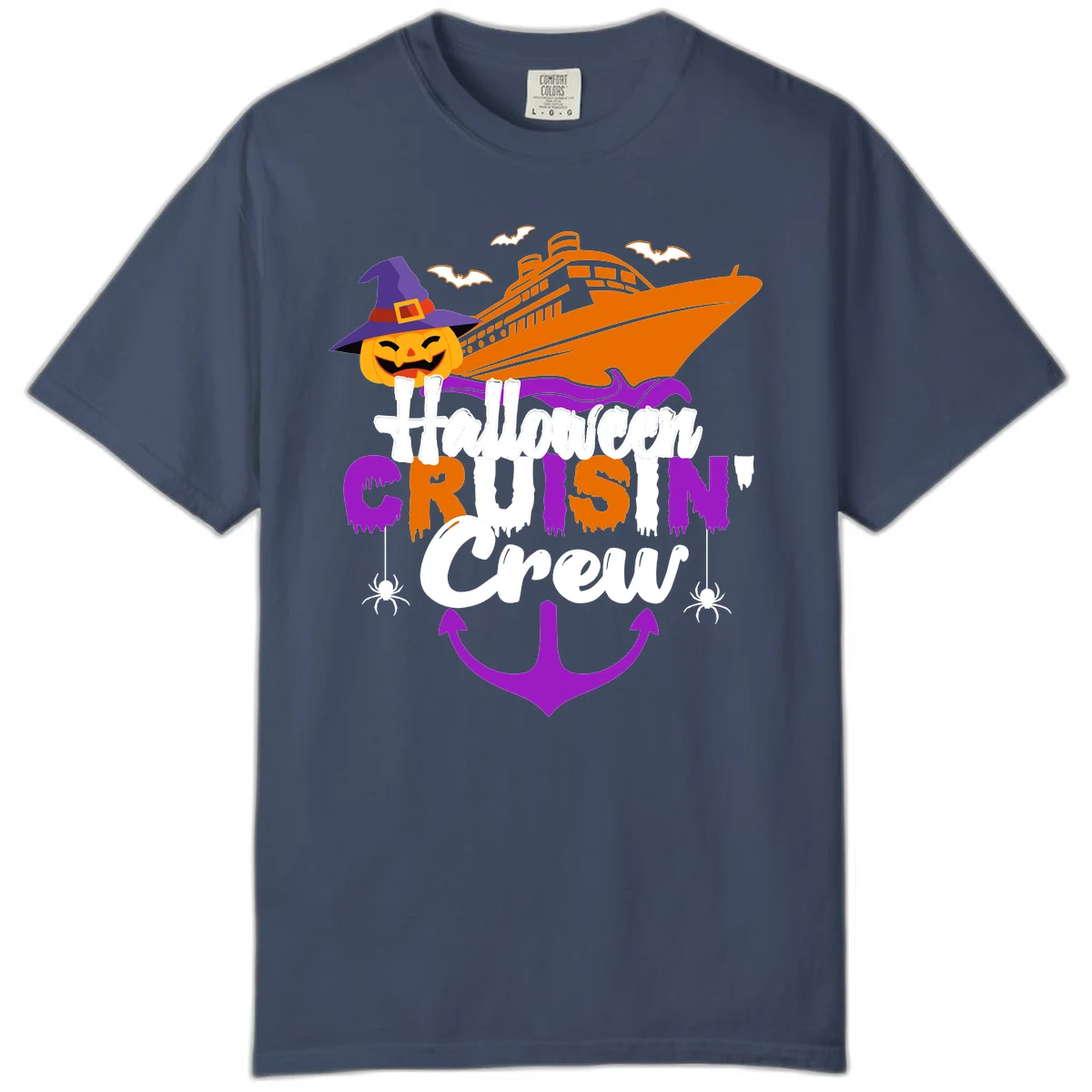 Halloween Cruise In Crew Comfort Color in Midnight