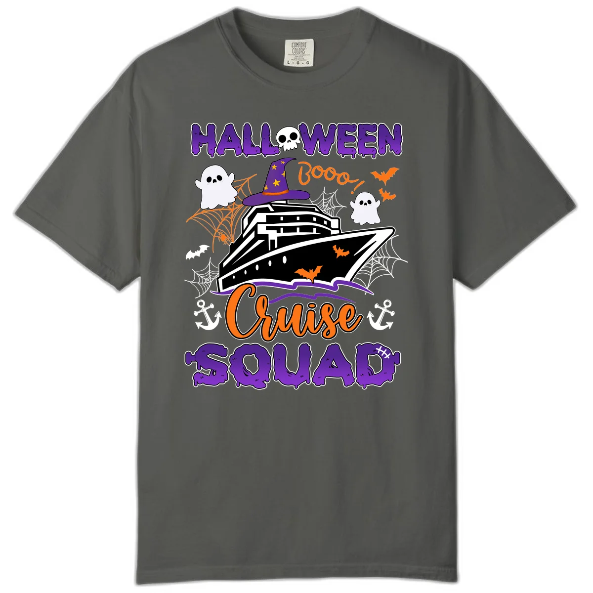 Halloween Cruise Squad Comfort Color in Pepper
