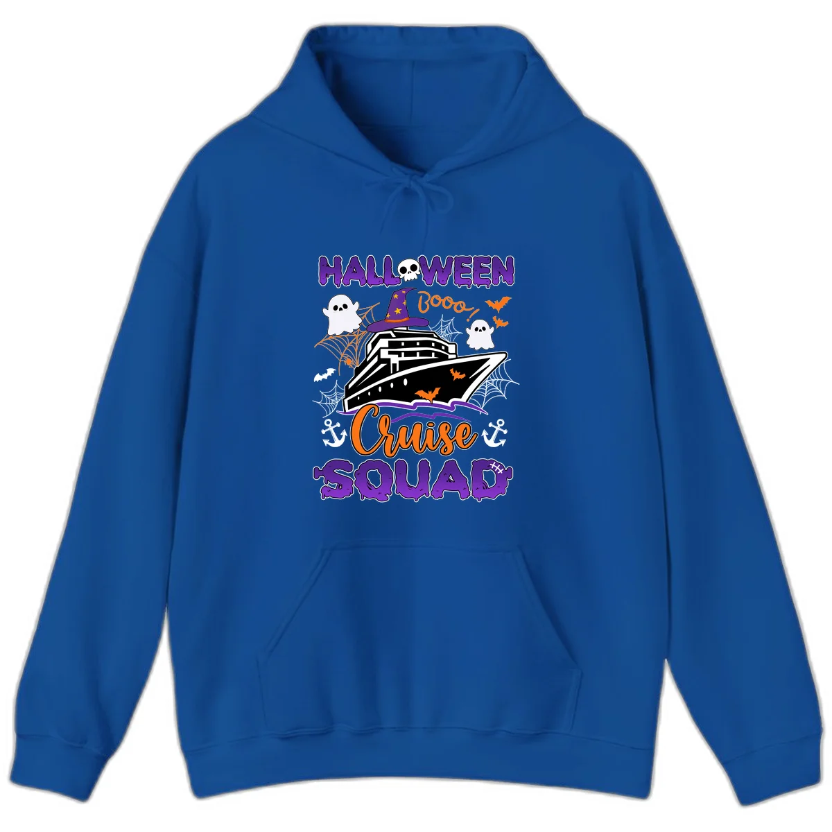 Halloween Cruise Squad Hoodie in Royal