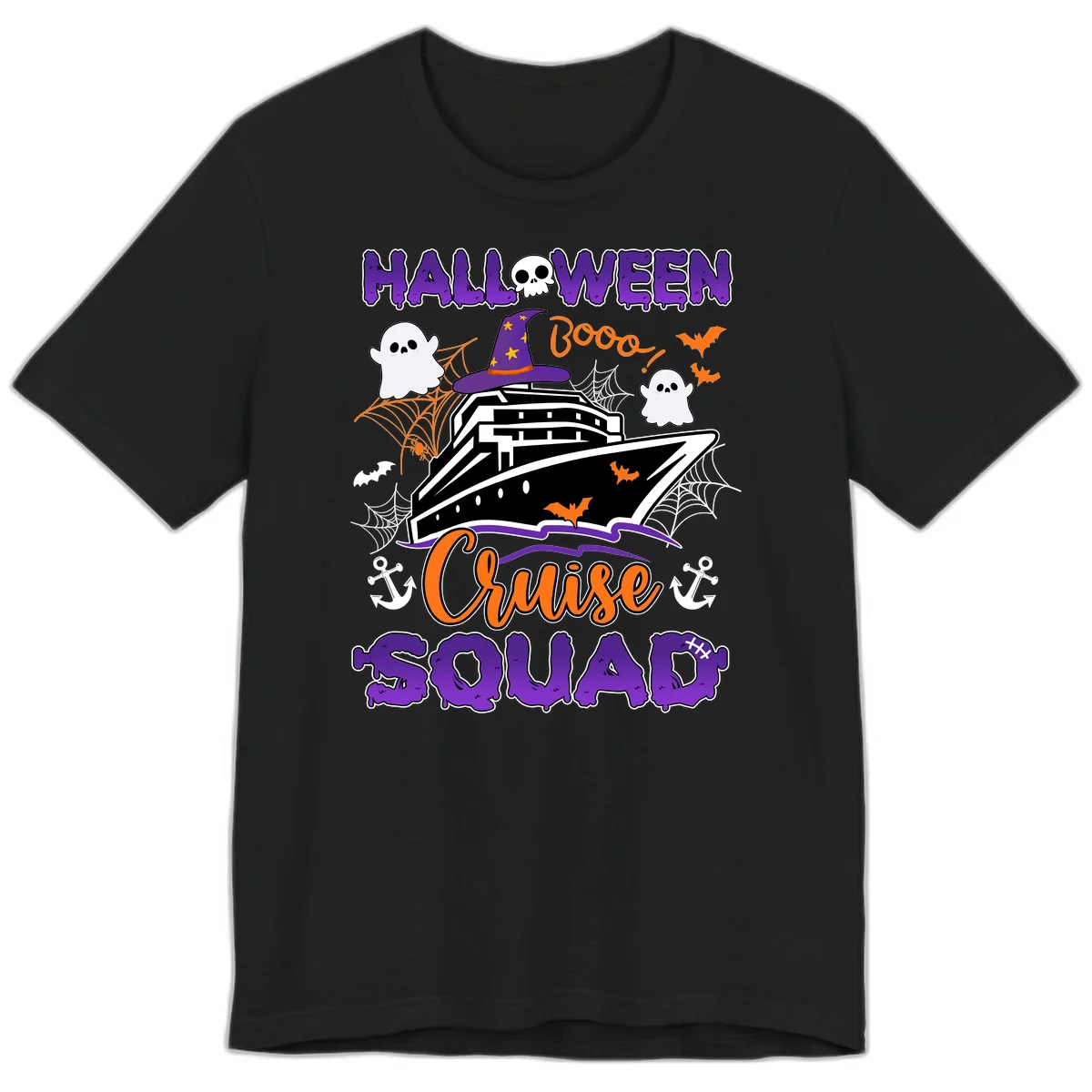 Halloween Cruise Squad Premium T-Shirt in Black