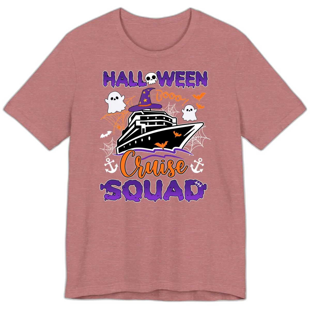 Halloween Cruise Squad Premium T-Shirt in Heather Mauve