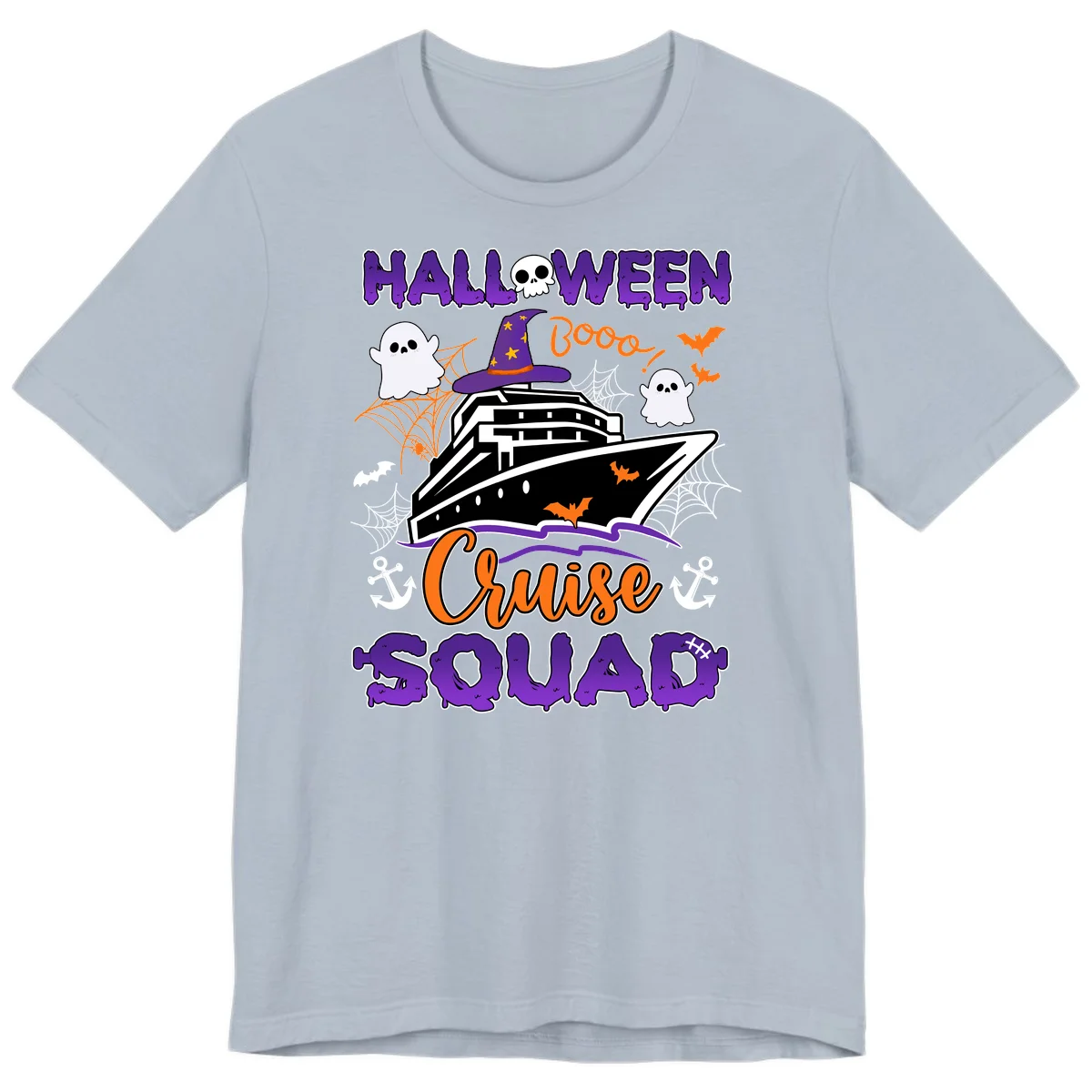 Halloween Cruise Squad Premium T-Shirt in Light Blue