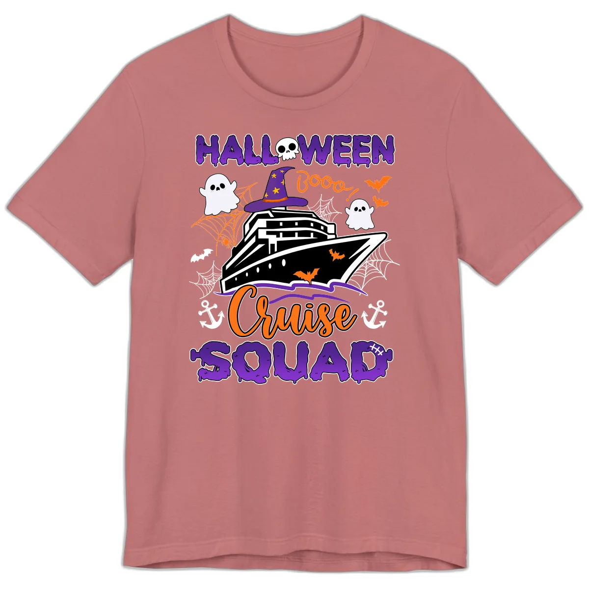 Halloween Cruise Squad Premium T-Shirt in Mauve