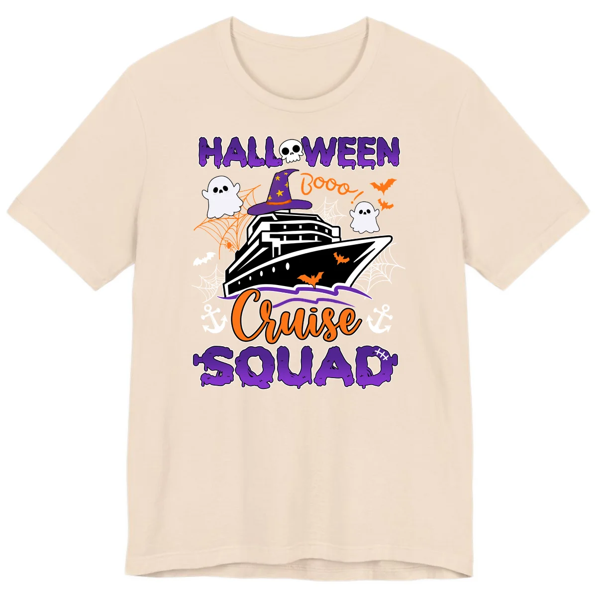 Halloween Cruise Squad Premium T-Shirt in Soft Cream