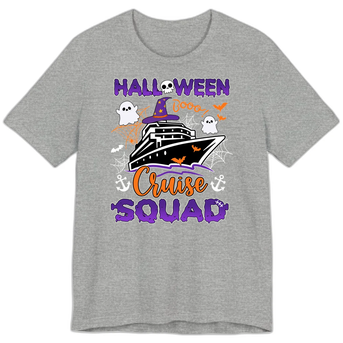 Halloween Cruise Squad Premium T-Shirt in Athletic Heather