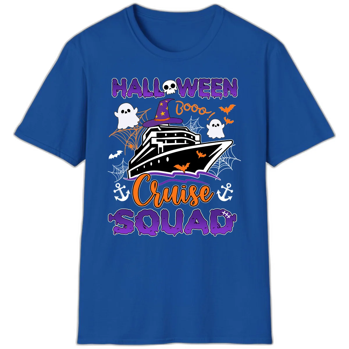 Halloween Cruise Squad T-Shirt in Royal