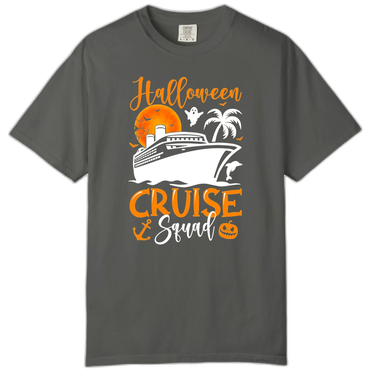 Halloween Cruise Squad Comfort Color in Pepper