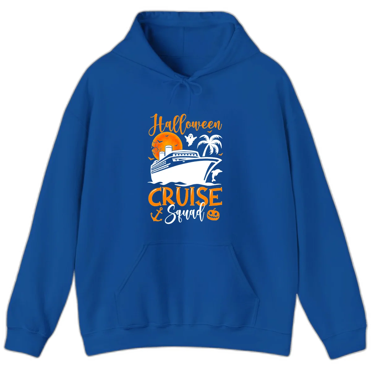 Halloween Cruise Squad Hoodie in Royal