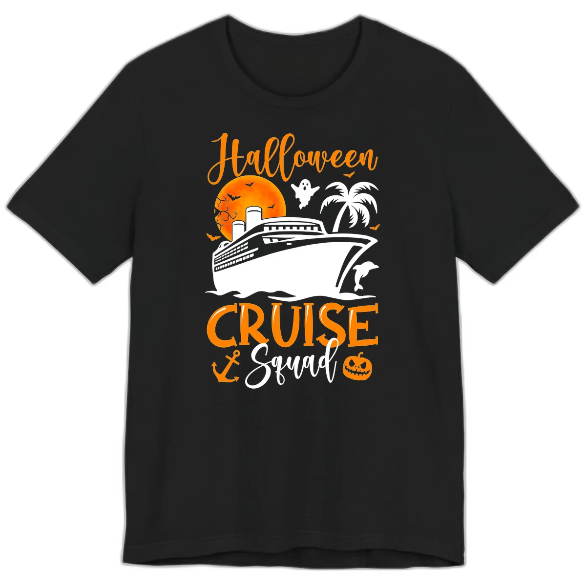 Halloween Cruise Squad Premium T-Shirt in Black