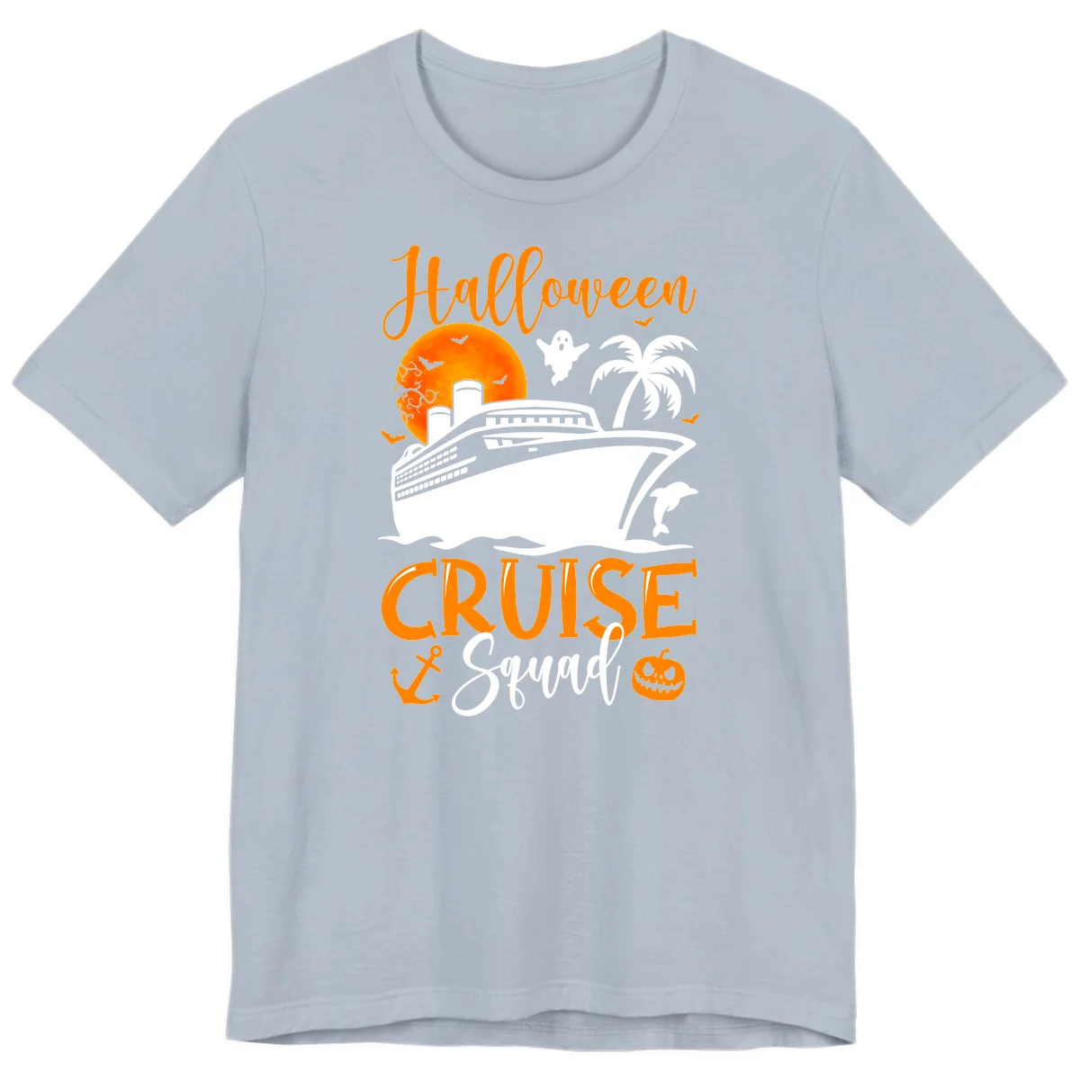 Halloween Cruise Squad Premium T-Shirt in Light Blue