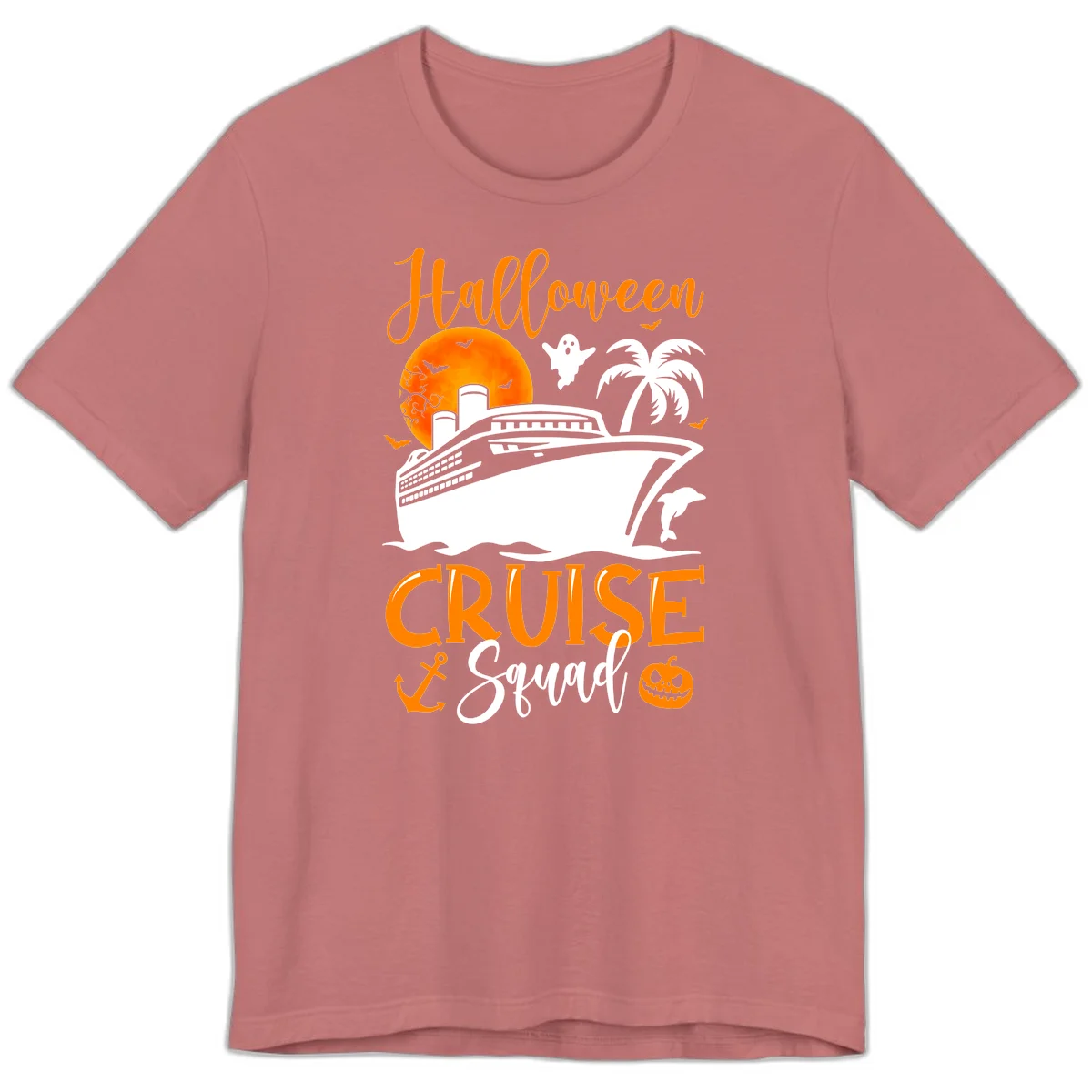 Halloween Cruise Squad Premium T-Shirt in Mauve