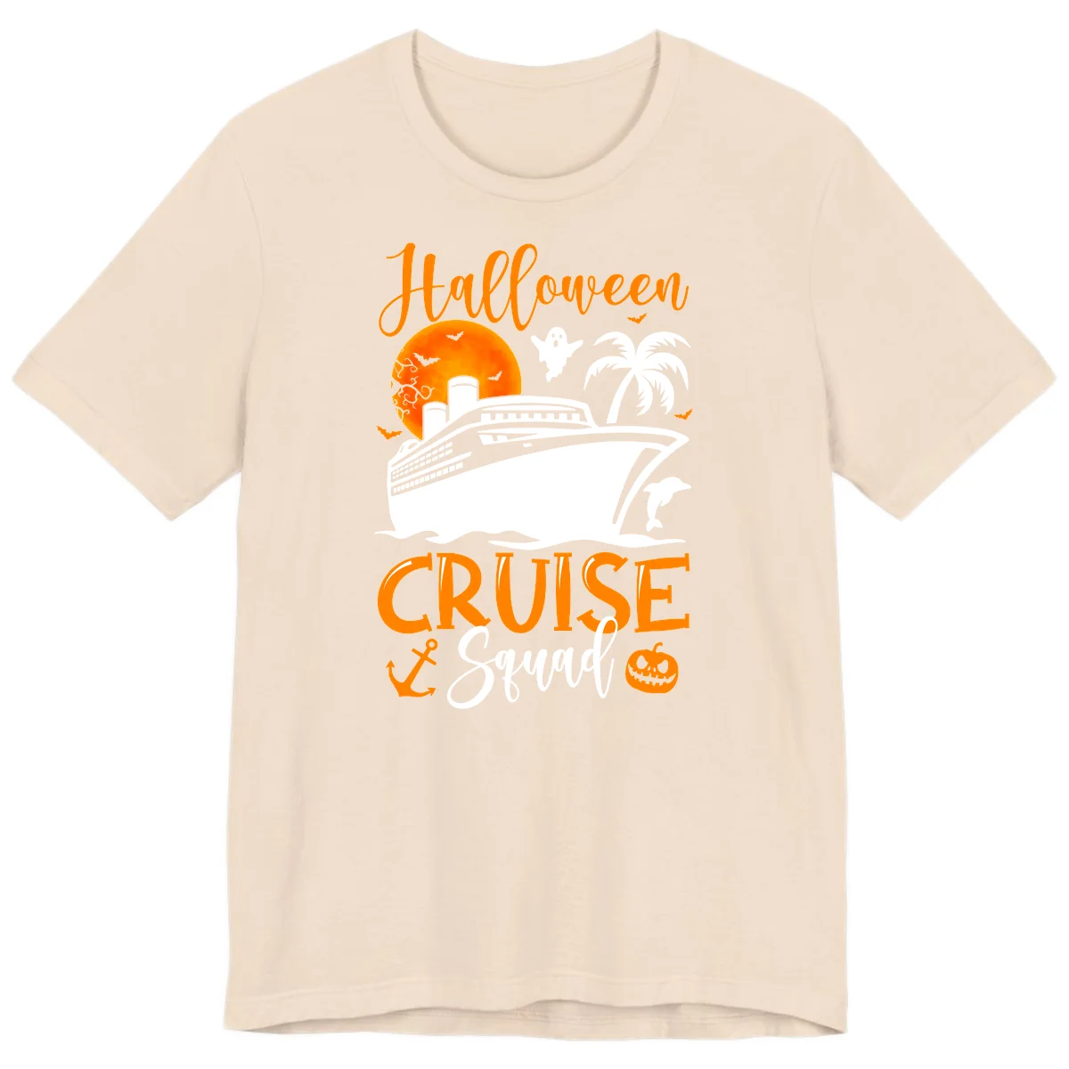Halloween Cruise Squad Premium T-Shirt in Soft Cream