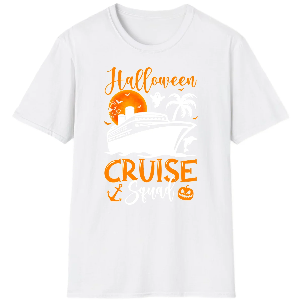 Halloween Cruise Squad T-Shirt in White