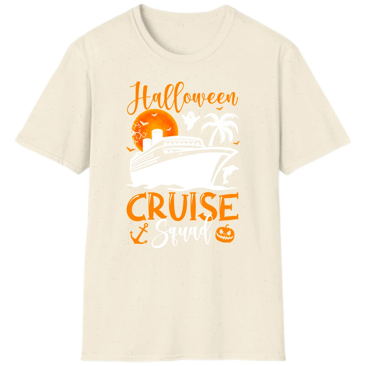 Halloween Cruise Squad T-Shirt in Natural