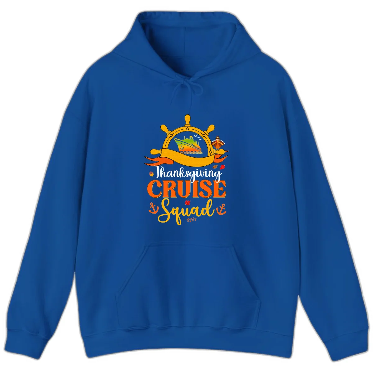 Thanksgiving Cruise Squad Hoodie in Royal