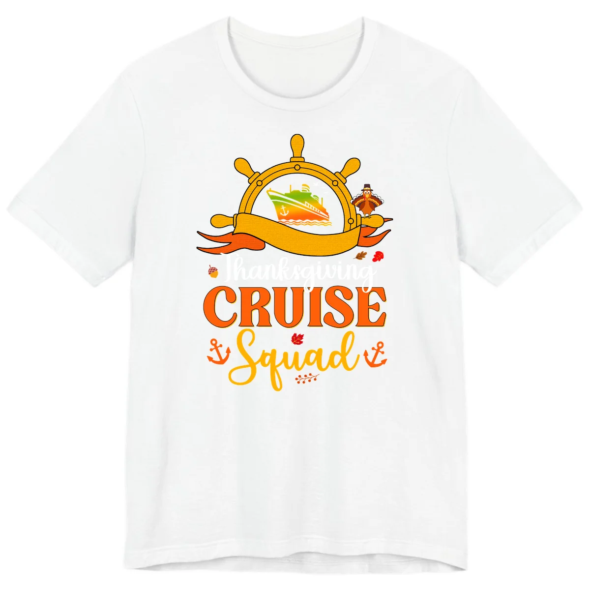 Thanksgiving Cruise Squad Premium T-Shirt in White