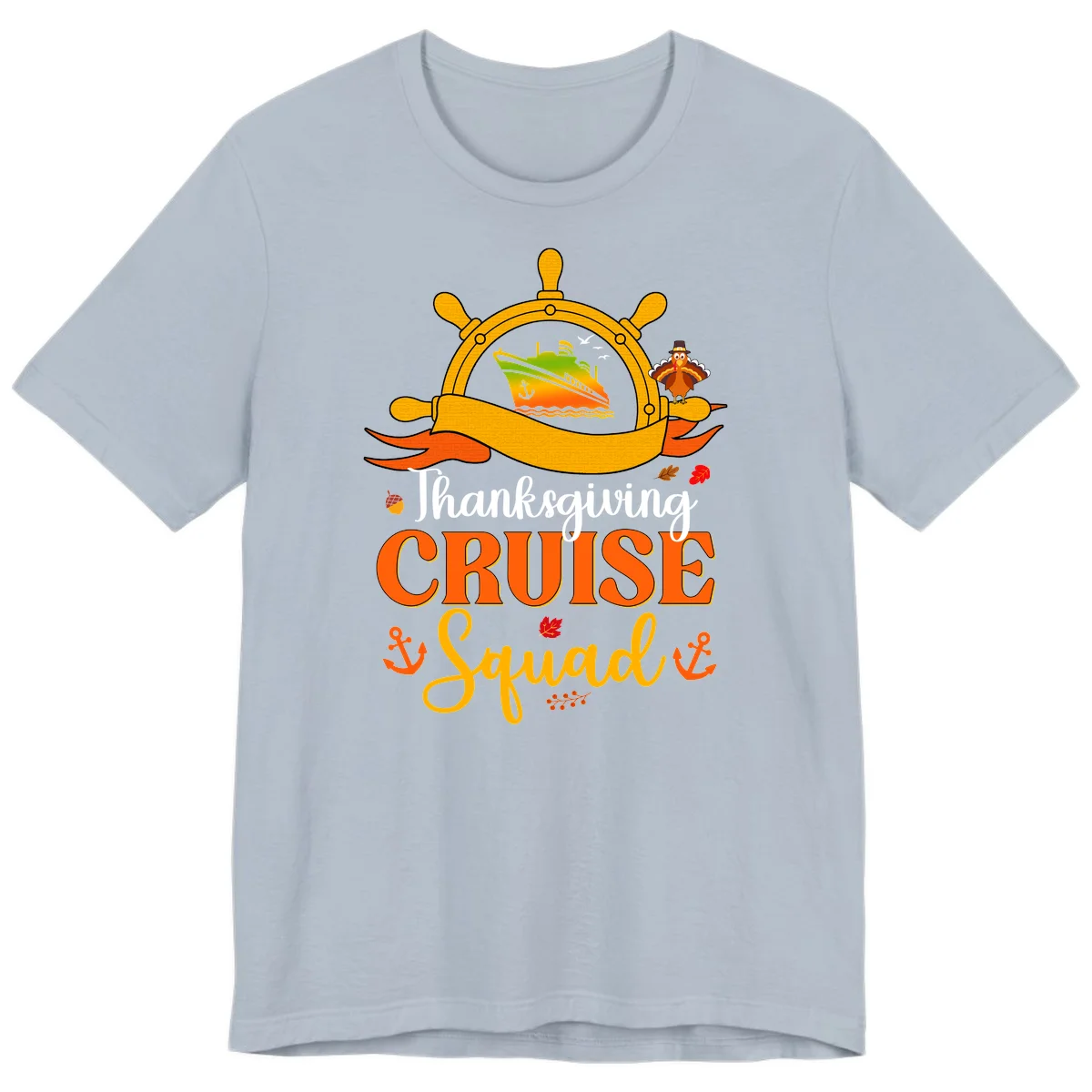 Thanksgiving Cruise Squad Premium T-Shirt in Light Blue
