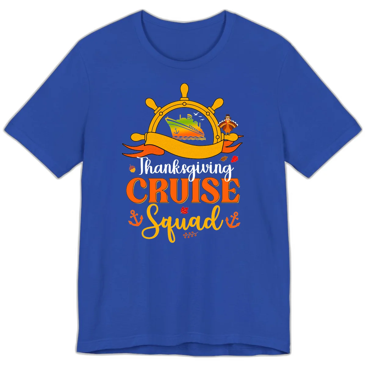 Thanksgiving Cruise Squad Premium T-Shirt in True Royal