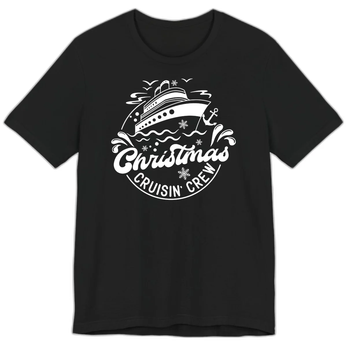 Christmas Cruisin' Crew Premium T-Shirt in Black