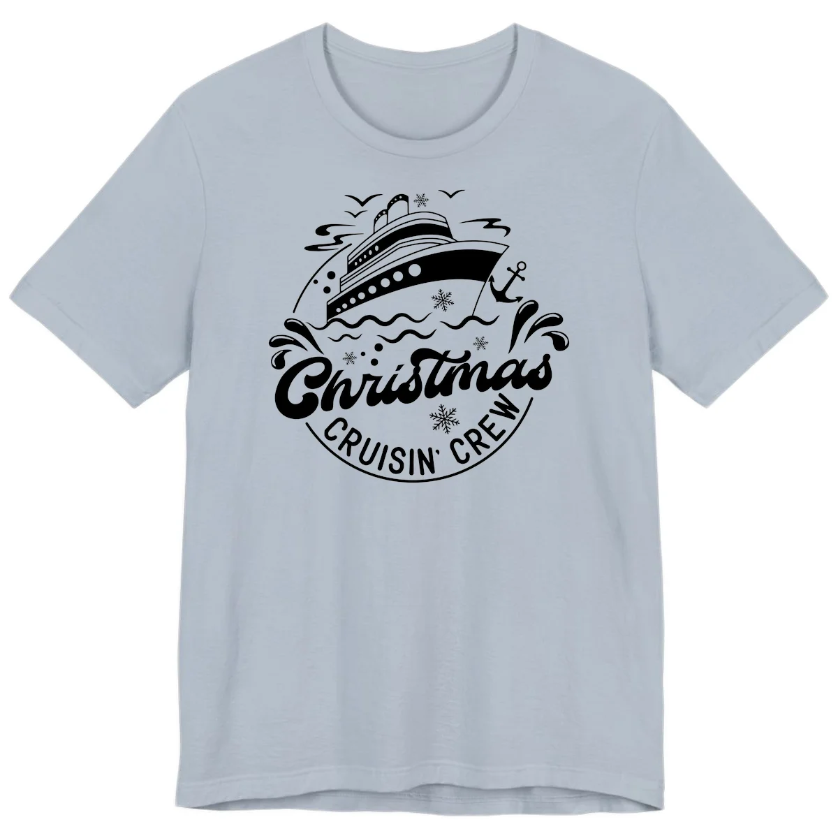 Christmas Cruisin' Crew Premium T-Shirt in Light Blue