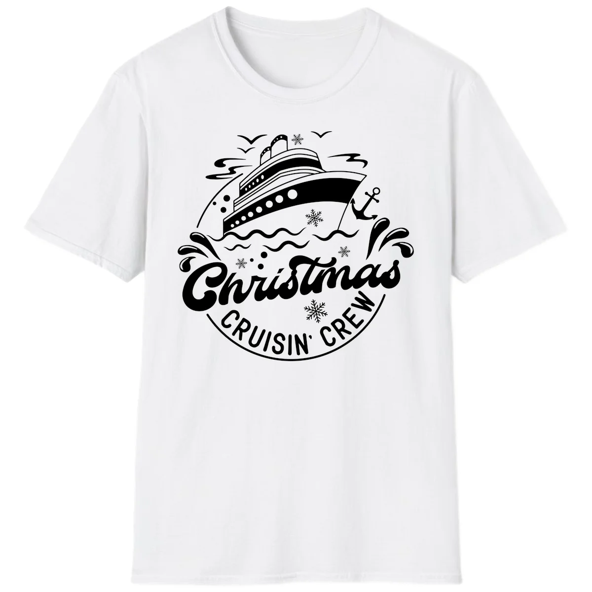 Christmas Cruisin' Crew T-Shirt in White
