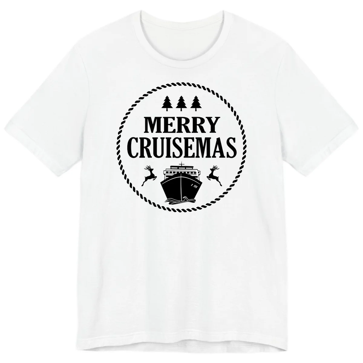 Merry Cruisemas Premium T-Shirt in White